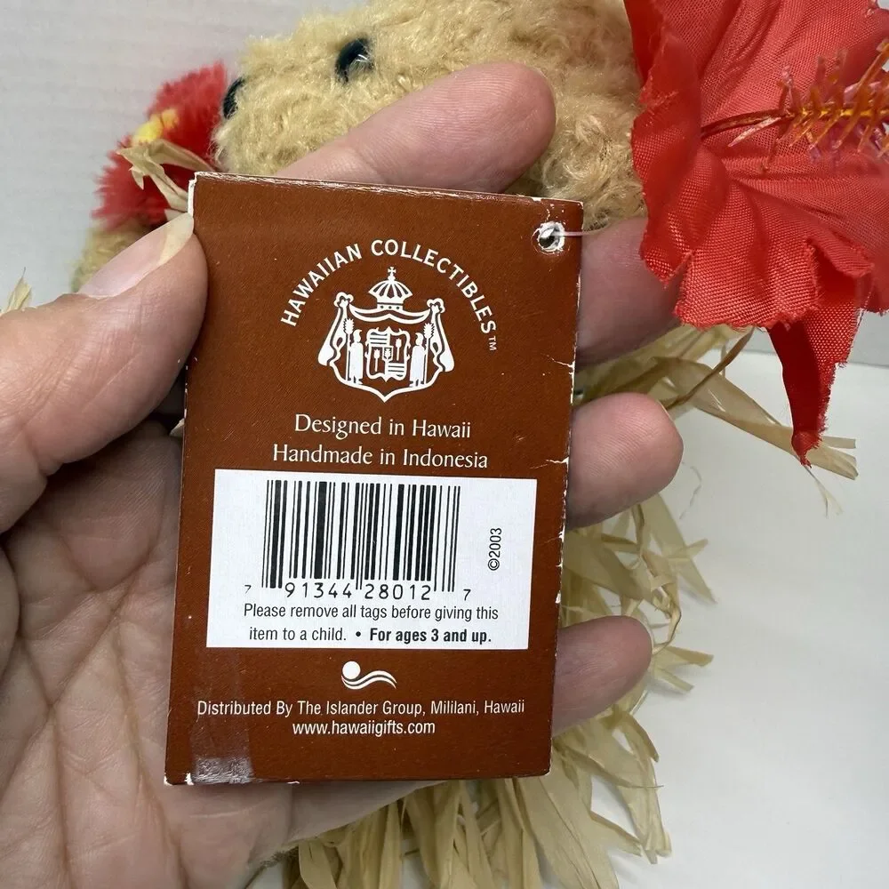 Vintage Hawaiian Collectibles Barefoot AUANA HULA GIRL Collectible Stuffed Bear